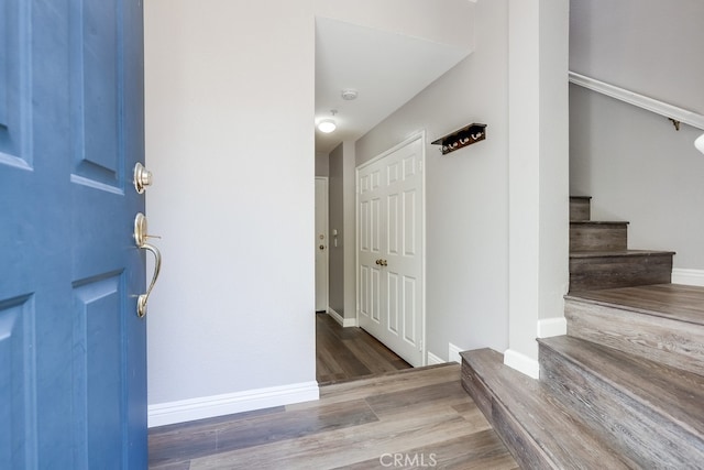 376 Gullotti Pl, Placentia, CA 92870 - entryway featuring stairway and wood finished floors