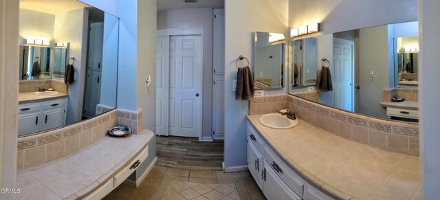 21613 Mountain Dr, Tehachapi, CA 93561 - full bathroom featuring tile patterned flooring and vanity