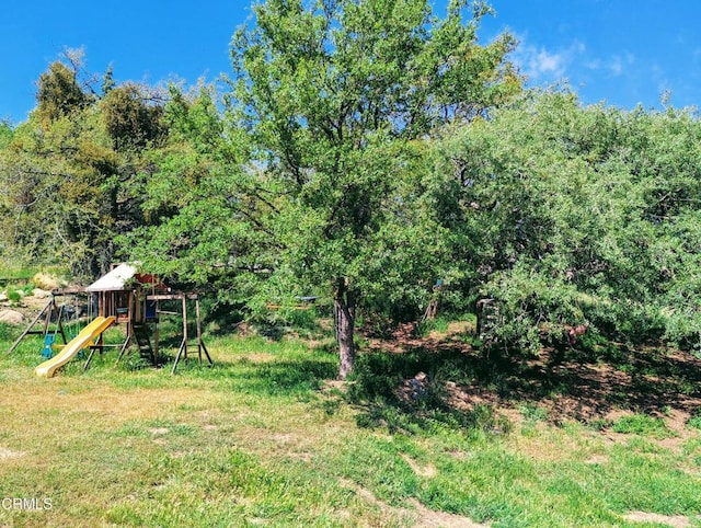 21613 Mountain Dr, Tehachapi, CA 93561 - view of yard featuring a playground