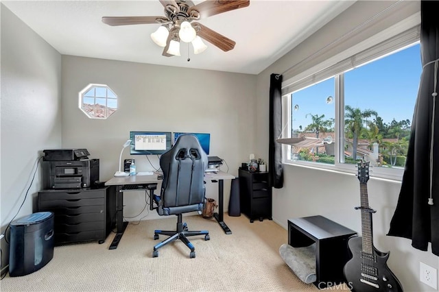 30042 Oceanus, Laguna Niguel, CA 92677 - carpeted office space featuring plenty of natural light and a ceiling fan