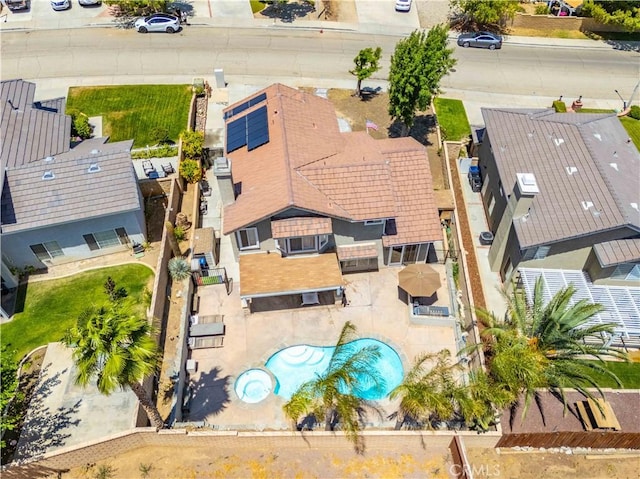 36536 Jenna Ln, Palmdale, CA 93550 - bird's eye view of a pool area