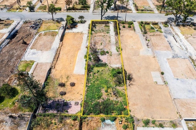 389 W Mendocino St, Altadena, CA 91001 - aerial view of property and surrounding area with property parcel outlined