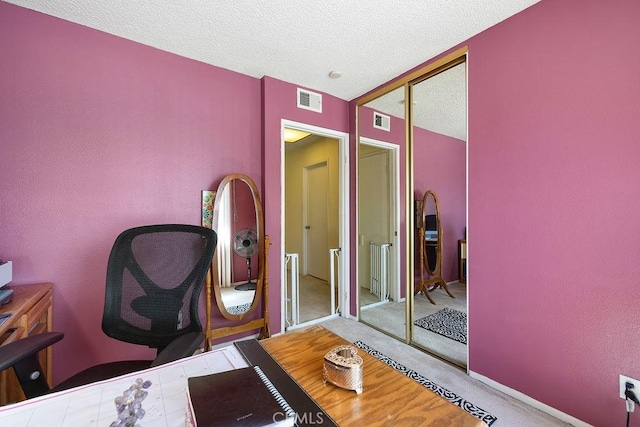 44668 13th St E, Lancaster, CA 93535 - bedroom with carpet flooring, a textured ceiling, and a closet