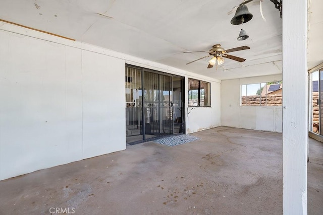 44668 13th St E, Lancaster, CA 93535 - view of patio / terrace featuring ceiling fan
