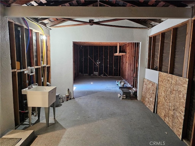8463 California Ave, Riverside, CA 92504 - below grade area with a sink