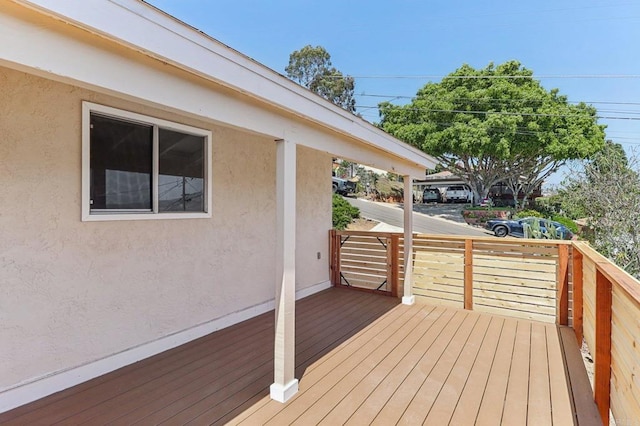 1230 Ramona Ave, Spring Valley, CA 91977 - view of wooden deck