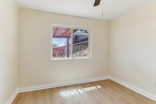 1230 Ramona Ave, Spring Valley, CA 91977 - empty room featuring wood finished floors and a ceiling fan