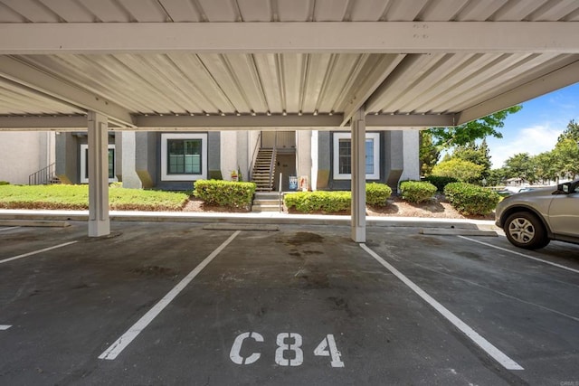 15032 Avenida Venusto Unit 179, San Diego, CA 92128 - covered parking lot with stairway