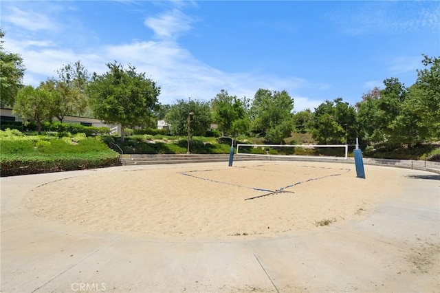 24058 Via Vis, Valencia, CA 91354 - view of community featuring volleyball court and view of scattered trees