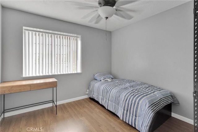 8960 Buckthorn Ave, Hesperia, CA 92345 - bedroom featuring wood finished floors and a ceiling fan