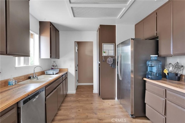 8960 Buckthorn Ave, Hesperia, CA 92345 - kitchen with stainless steel appliances, light wood-style flooring, and light countertops