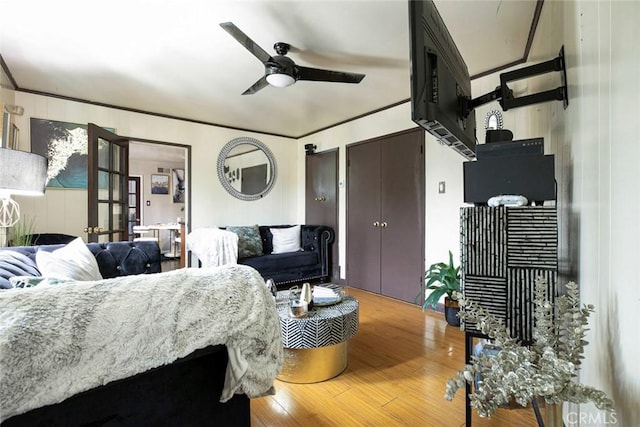 3432 Larissa Dr, Los Angeles, CA 90026 - bedroom with wood finished floors