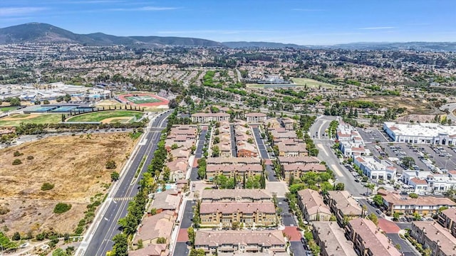 13325 Via Tresca Unit 7, San Diego, CA 92129 - aerial view of property and surrounding area featuring mountains and nearby suburban area