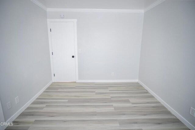 1925 Ginger St Unit 112, Oxnard, CA 93036 - spare room featuring crown molding and light wood finished floors