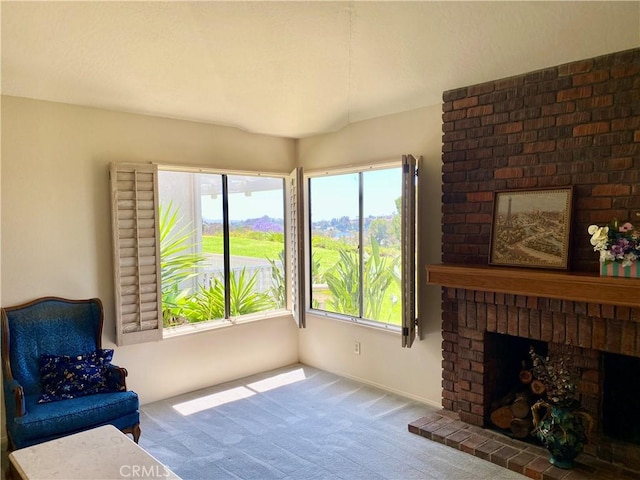 28432 Alava, Mission Viejo, CA 92692 - living area with carpet floors and a fireplace
