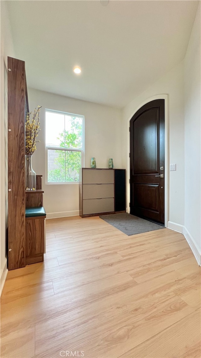 122 Espina, Irvine, CA 92620 - entrance foyer with wood finished floors and recessed lighting