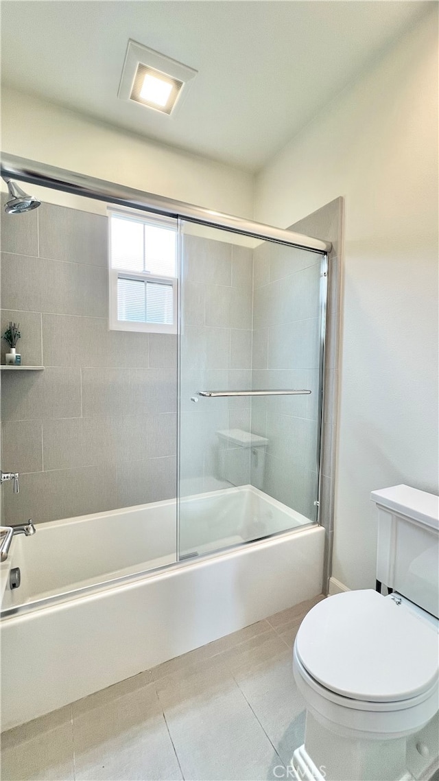 122 Espina, Irvine, CA 92620 - full bath with bath / shower combo with glass door and tile patterned flooring