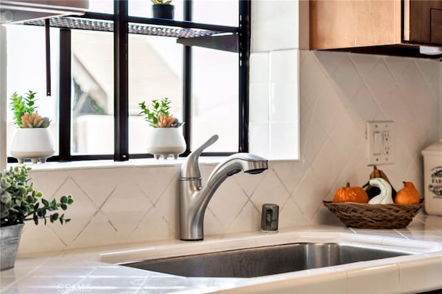 520 W Santa Clara Ave, Santa Ana, CA 92706 - kitchen view of tile countertops and backsplash