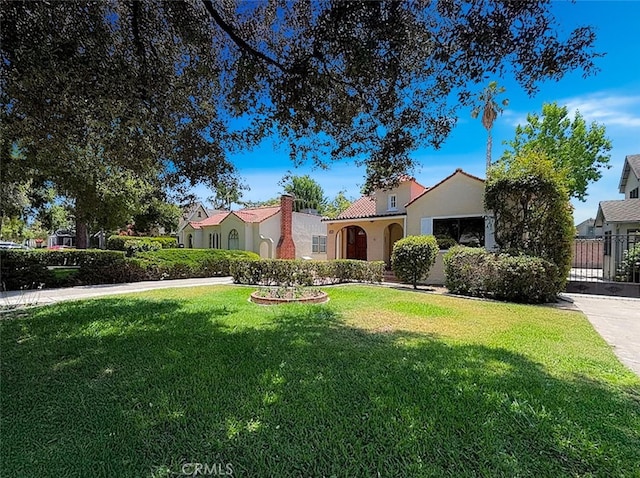 520 W Santa Clara Ave, Santa Ana, CA 92706 - mediterranean / spanish house featuring stucco siding