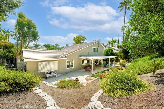 6255 Barranca Dr, Riverside, CA 92506 - rear view of property featuring a patio area and stucco siding