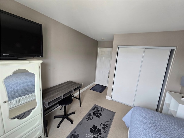 1315 Plaza Way, Perris, CA 92570 - bedroom with light carpet and a closet