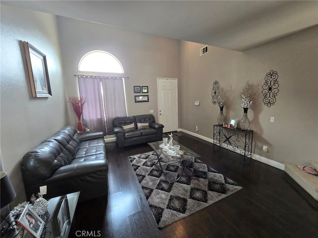 1315 Plaza Way, Perris, CA 92570 - living room with wood finished floors and baseboards
