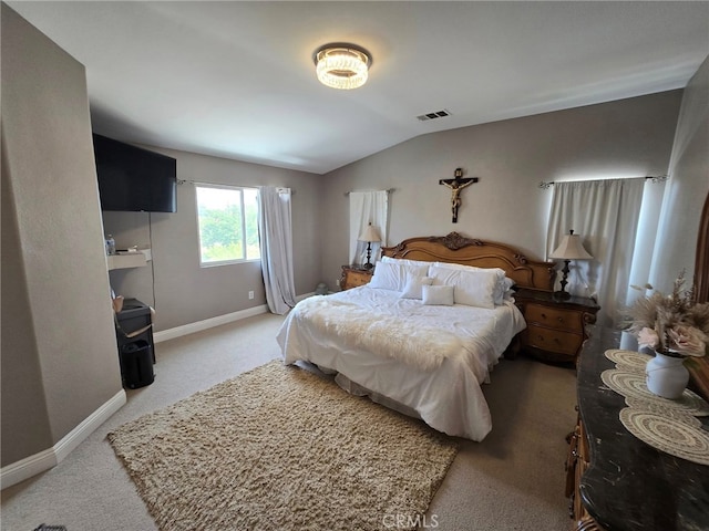 1315 Plaza Way, Perris, CA 92570 - bedroom featuring light carpet and lofted ceiling