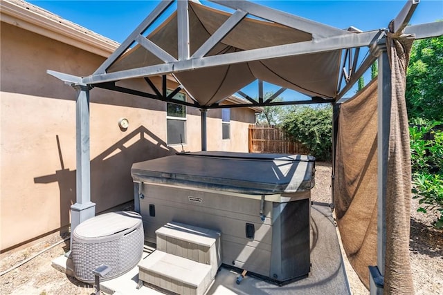 13611 Francisco Dr, Hanford, CA 93230 - view of patio featuring a gazebo