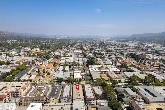 525 E Verdugo Ave Unit E, Burbank, CA 91501 - aerial overview of property's location featuring a mountainous background
