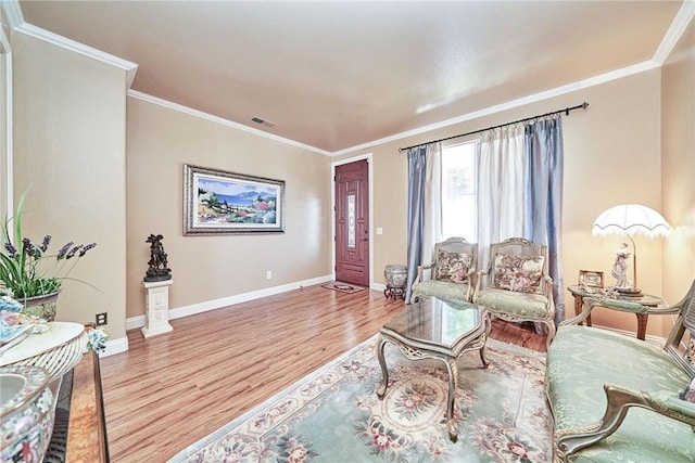11853 Saybrook Dr, Rancho Cucamonga, CA 91730 - living area with wood finished floors and ornamental molding