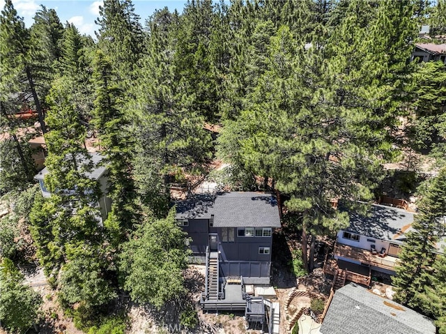 32538 Scandia Dr, Running Springs, CA 92382 - aerial view of property and surrounding area