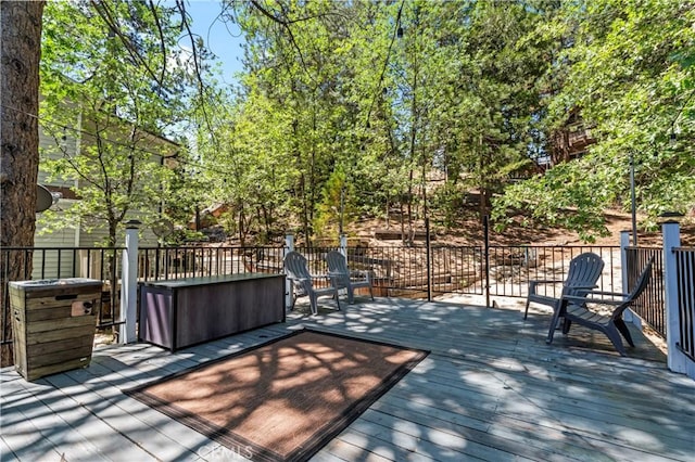 32538 Scandia Dr, Running Springs, CA 92382 - view of deck