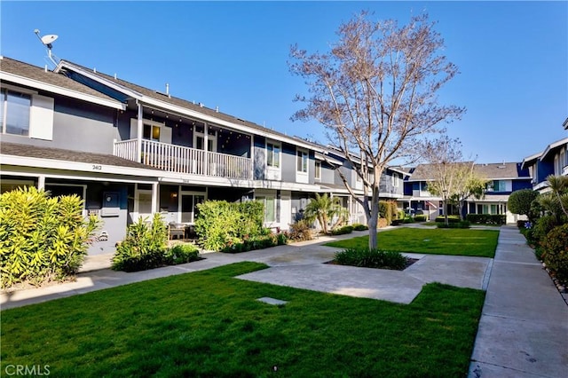 2414 Niagara Way, Costa Mesa, CA 92626 - view of community with a lawn and a residential view