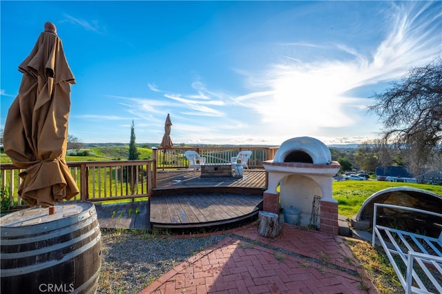 5175 White Tail Pl, Paso Robles, CA 93446 - view of patio / terrace featuring a deck