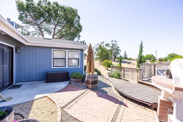 5175 White Tail Pl, Paso Robles, CA 93446 - view of patio with a deck