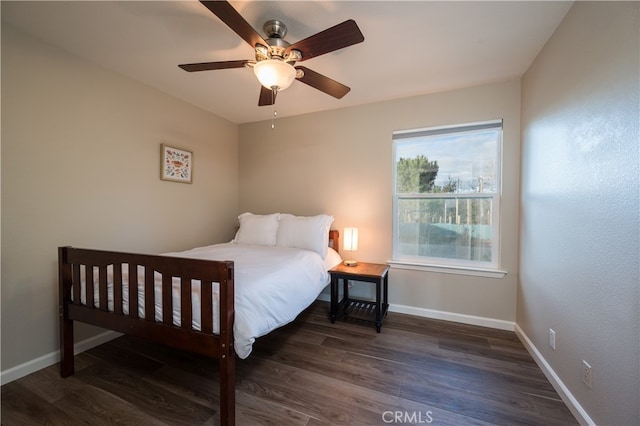 5175 White Tail Pl, Paso Robles, CA 93446 - bedroom with wood finished floors and ceiling fan