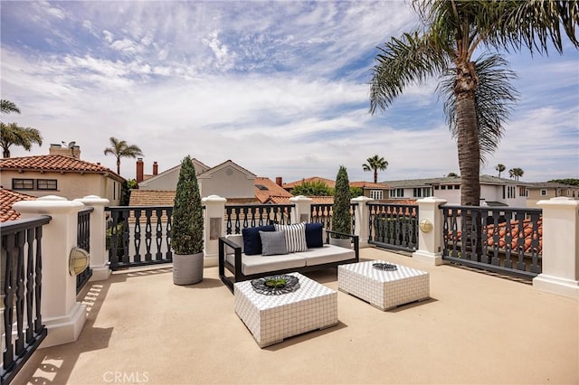 104 Via Lorca, Newport Beach, CA 92663 - patio / terrace with an outdoor living space