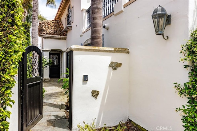 104 Via Lorca, Newport Beach, CA 92663 - view of gate