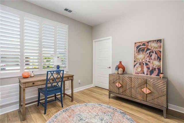 1563 Sunswept Way, Beaumont, CA 92223 - home office with wood finished floors and baseboards