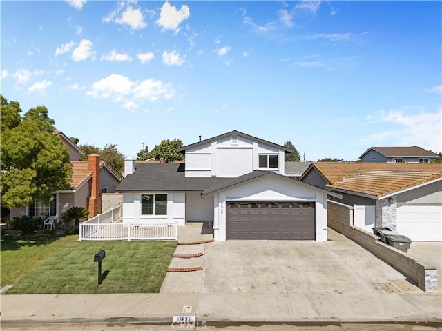 13635 Frady Ave, Chino, CA 91710 - traditional home featuring driveway, stucco siding, a residential view, and a shingled roof