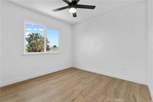 13635 Frady Ave, Chino, CA 91710 - empty room with light wood-style flooring and a ceiling fan