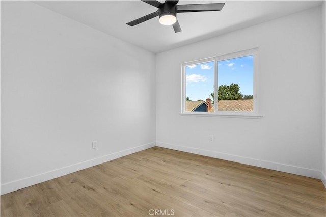 13635 Frady Ave, Chino, CA 91710 - unfurnished room with light wood-type flooring and a ceiling fan