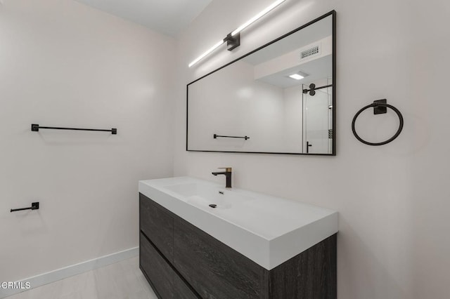 1200 W Huntington Dr Unit 21, Arcadia, CA 91007 - bathroom with vanity and baseboards