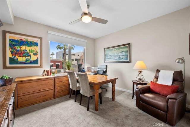 355 N Cleveland St Unit 211, Oceanside, CA 92054 - office with ceiling fan and light carpet