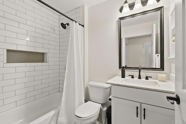 9959 Azuaga St Unit 105, San Diego, CA 92129 - full bathroom featuring vanity and shower / bath combination with curtain