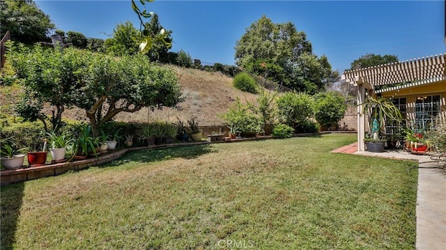 25961 Brookmere Ave, Loma Linda, CA 92354 - fenced backyard with a pergola