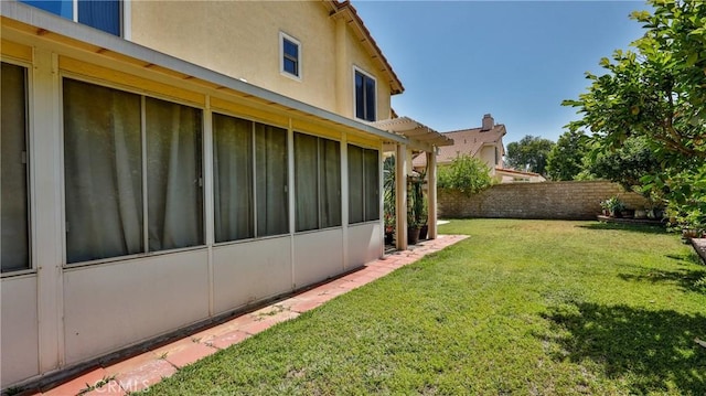25961 Brookmere Ave, Loma Linda, CA 92354 - view of yard featuring a sunroom