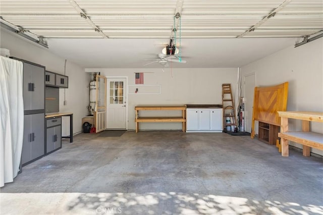 520 Wilshire Ct, Chico, CA 95973 - garage with ceiling fan