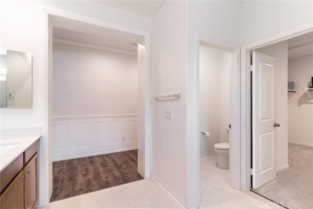 3071 E Silver Sky Dr, Ontario, CA 91762 - bathroom with vanity and toilet