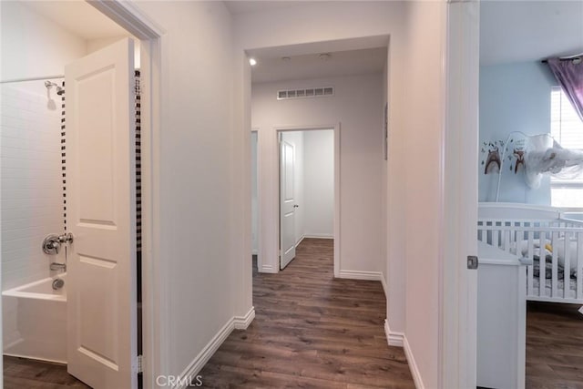 3071 E Silver Sky Dr, Ontario, CA 91762 - hallway featuring dark wood finished floors